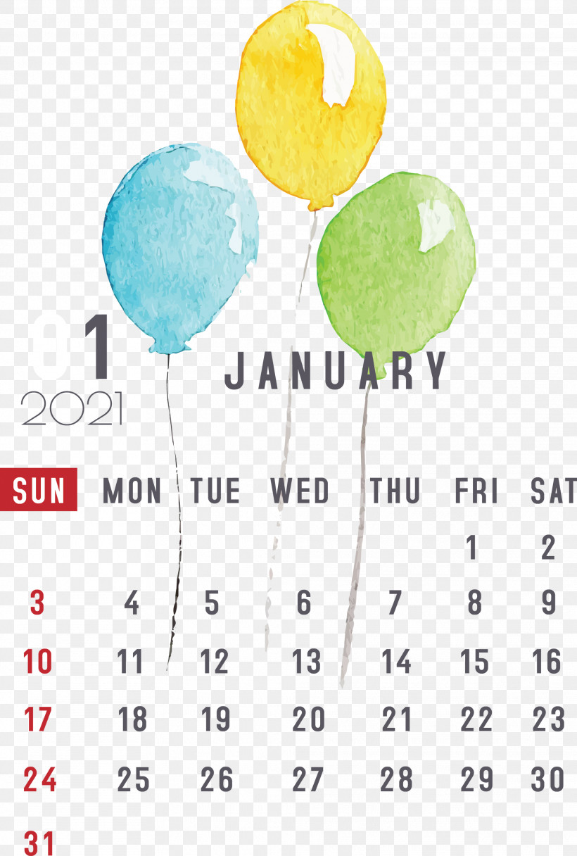 January January 2021 Printable Calendars January Calendar, PNG, 2022x3000px, January, Balloon, Calendar System, Digital Media Player, Geometry Download Free