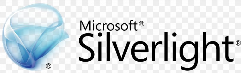 Microsoft Silverlight Rich Internet Application Web Browser Windows Phone, PNG, 2839x868px, Microsoft Silverlight, Adobe Flash Player, Banner, Blue, Brand Download Free