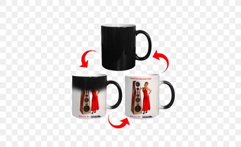 Magic Mug Coffee Cup Personalization Tableware, PNG, 500x500px, Magic Mug, Ceramic, Coffee Cup, Cup, Drink Download Free