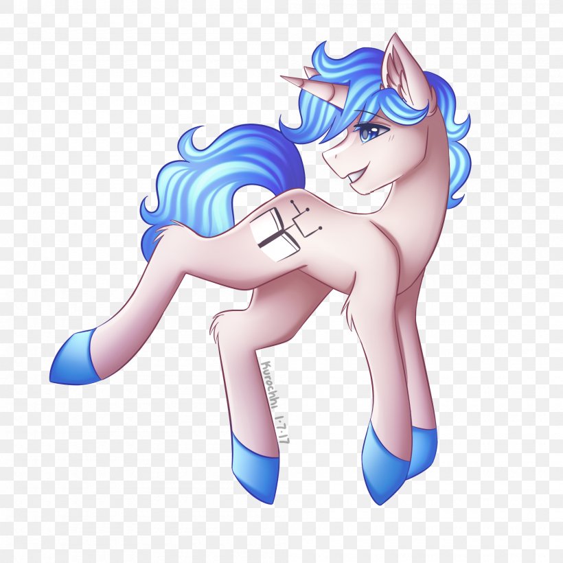 My Beautiful Pony Horse My Little Pony: Friendship Is Magic Fandom Unicorn, PNG, 2000x2000px, Watercolor, Cartoon, Flower, Frame, Heart Download Free