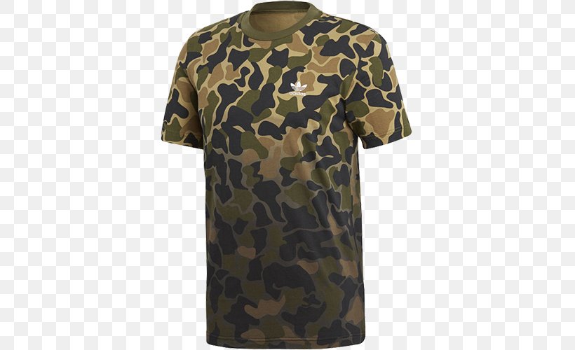 T-shirt Adidas Originals Camouflage, PNG, 500x500px, Tshirt, Active Shirt, Adidas, Adidas Originals, Camouflage Download Free