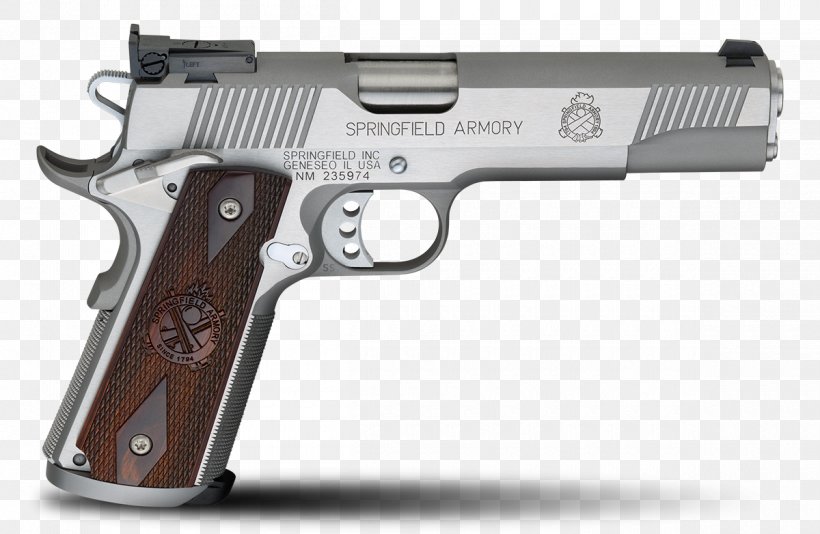 Springfield Armory M1911 Pistol .45 ACP Semi-automatic Pistol Automatic Colt Pistol, PNG, 1200x782px, 38 Super, 45 Acp, Springfield Armory, Air Gun, Airsoft Download Free