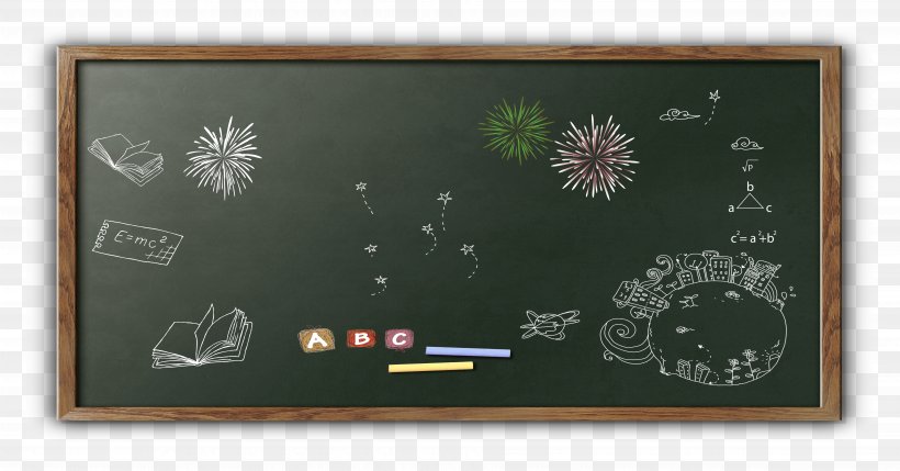 Blackboard Classroom, PNG, 7418x3887px, Blackboard, Chalk, Class, Classroom, Picture Frame Download Free