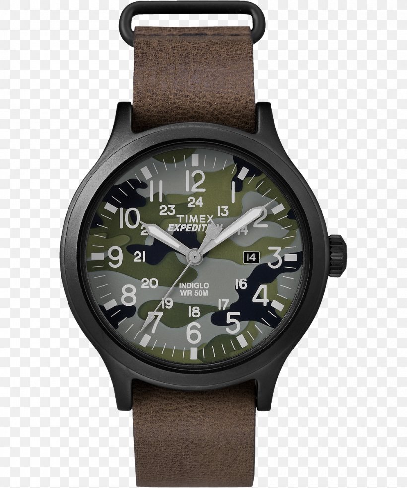 Timex Ironman Timex Men's Expedition Scout Chronograph Watch Timex Group USA, Inc., PNG, 1000x1200px, Timex Ironman, Brown, Chronograph, Indiglo, Leather Download Free