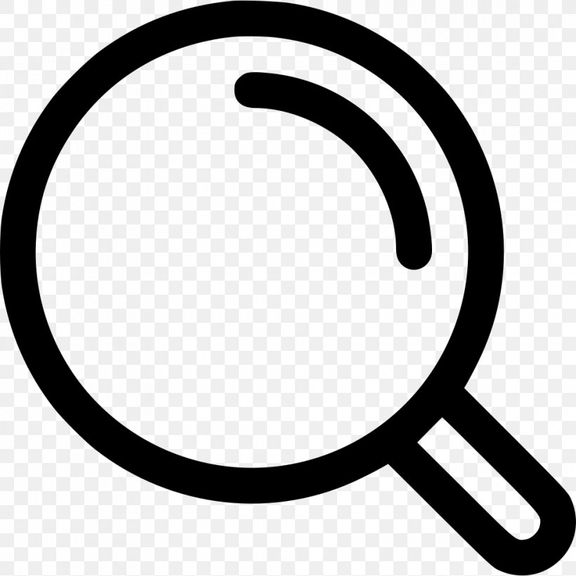 Magnifying Glass Image, PNG, 980x982px, Magnifying Glass, Area, Black And White, Data, Glass Download Free