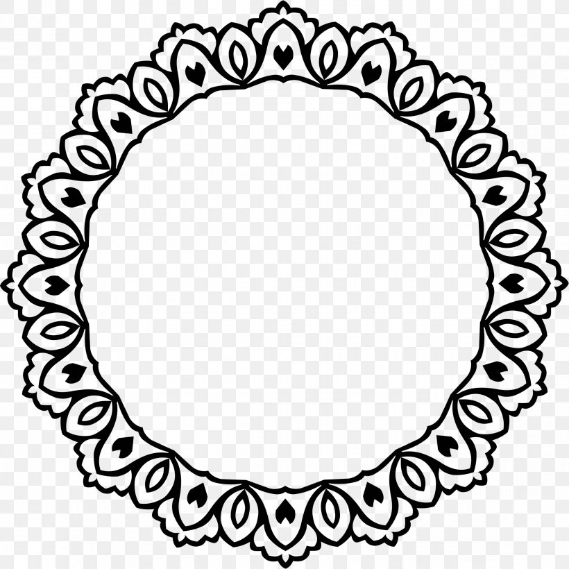 Picture Frames Clip Art, PNG, 2345x2346px, Picture Frames, Antique, Area, Black, Black And White Download Free
