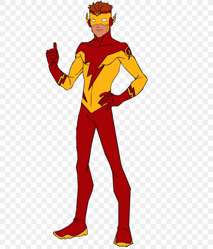 The Flash Young Justice: Legacy Robin Wally West, PNG, 833x972px, Flash, Art, Clothing, Costume, Costume Design Download Free