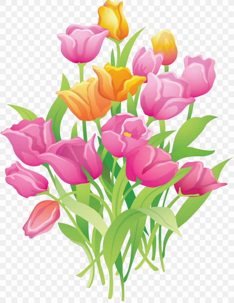 Tulip Flower Clip Art, PNG, 2847x3682px, Tulip, Art, Cartoon, Cut Flowers, Floral Design Download Free