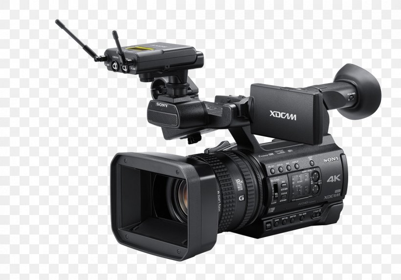 Camcorder Professional Video Camera XDCAM Point-and-shoot Camera, PNG, 1200x839px, 4k Resolution, Camcorder, Camera, Camera Accessory, Camera Lens Download Free