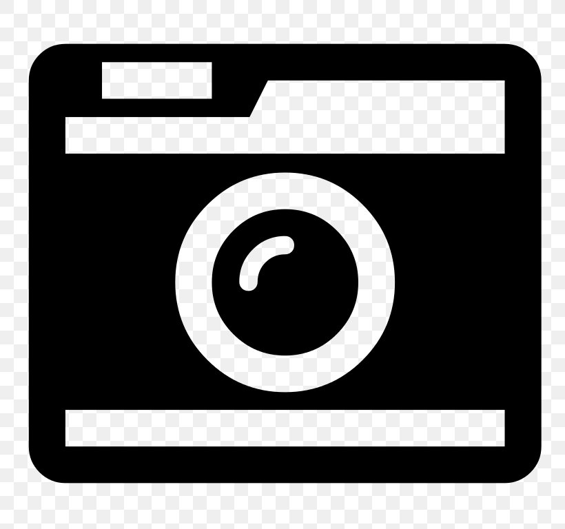 Camera Font Awesome Photography, PNG, 768x768px, Camera, Area, Black And White, Brand, Digital Cameras Download Free