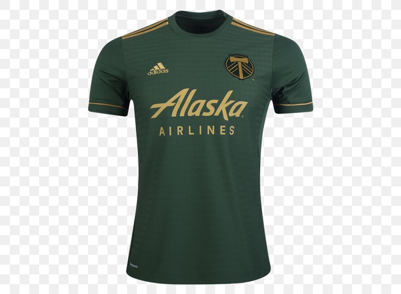 Sports Fan Jersey T-shirt Portland Timbers Sleeve Logo, PNG, 600x600px, Sports Fan Jersey, Active Shirt, Adidas, Brand, Clothing Download Free