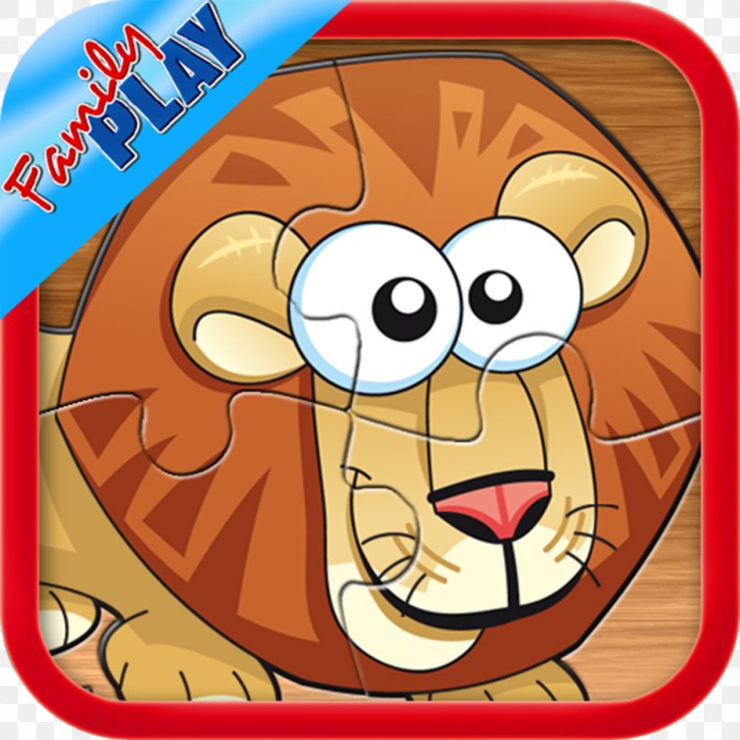 Educational Game Lion Child Learning, PNG, 1024x1024px, Game, Animal, Cartoon, Child, Counting Download Free