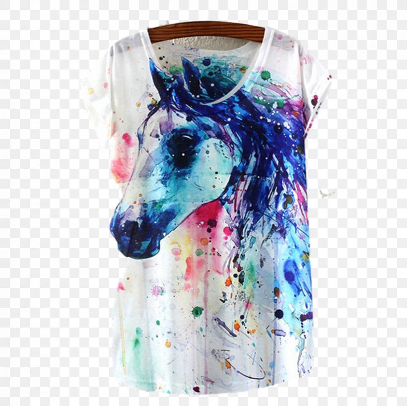 Printed T-shirt Top Clothing, PNG, 850x848px, Tshirt, Animal Print, Blouse, Casual Attire, Clothing Download Free
