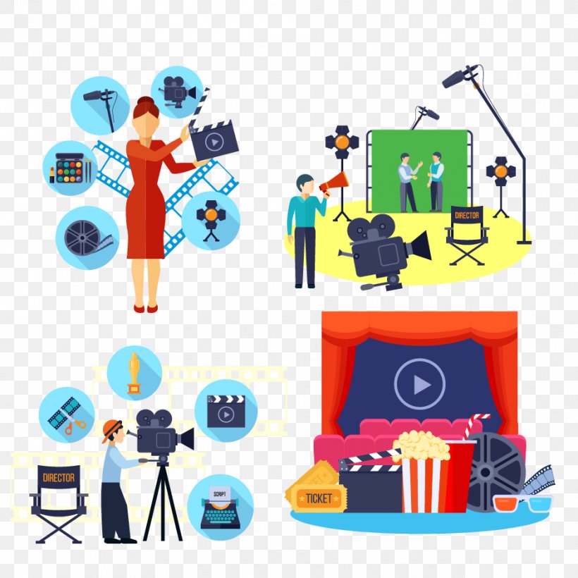 Vector Graphics Filmmaking Stock Illustration Euclidean Vector, PNG, 938x938px, Filmmaking, Cake Decorating Supply, Cartoon, Cinema, Fictional Character Download Free
