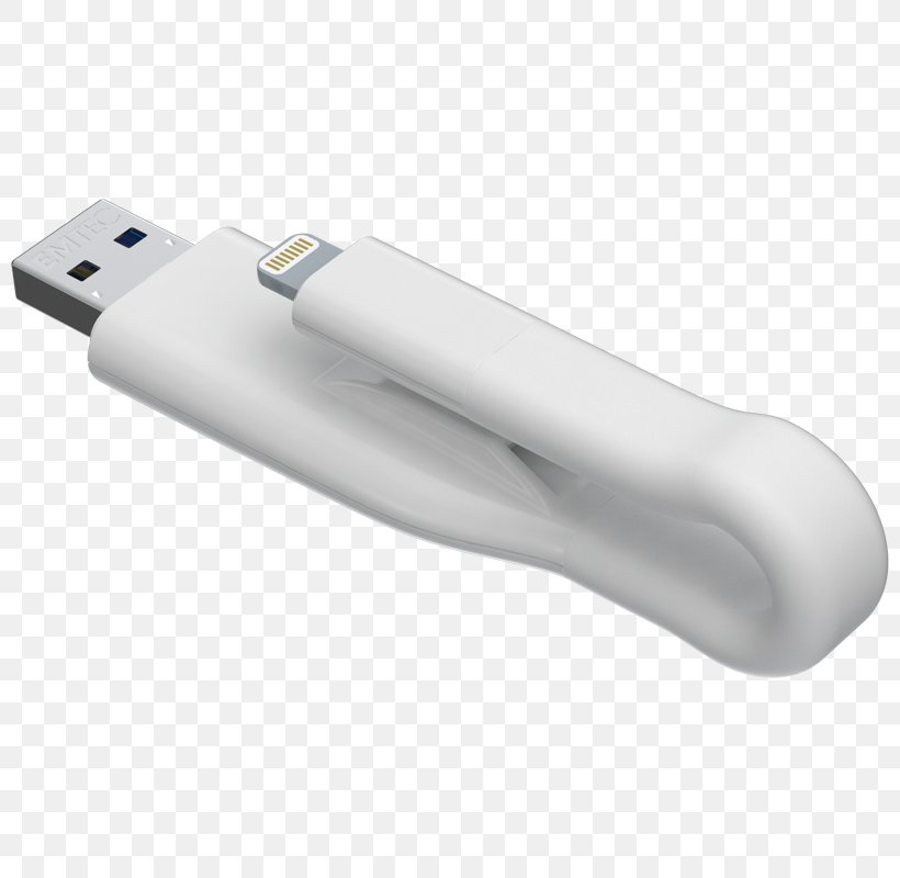 USB Flash Drives EMTEC USB3.0 DUO Lightning T500 EMTEC USB3.0 DUO Lightning T500 USB On-The-Go, PNG, 800x800px, Usb Flash Drives, Computer Component, Electrical Connector, Electronic Device, Electronics Accessory Download Free