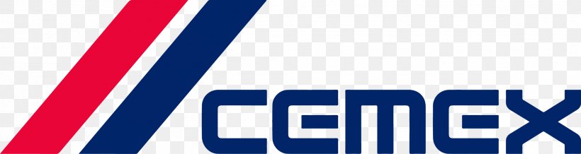Logo CEMEX Planta Valles Drawing Cement, PNG, 2341x625px, Logo, Area, Blue, Brand, Cement Download Free