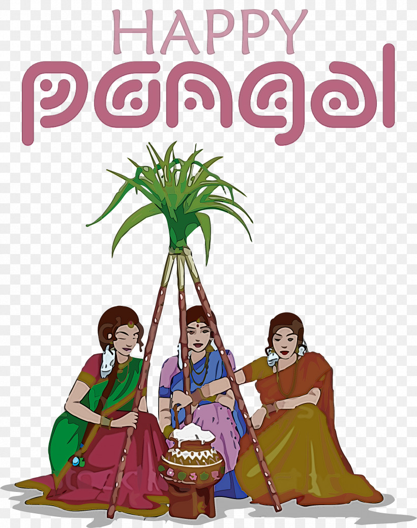 Pongal Happy Pongal, PNG, 2366x3000px, Pongal, Cartoon, Festival, Happy Pongal, Harvest Festival Download Free