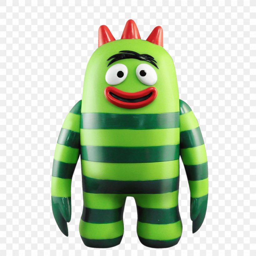 Yo Gabba Gabba! Plush Party In My Tummy Action & Toy Figures, PNG, 2000x2000px, Yo Gabba Gabba, Action Toy Figures, Doll, Grass, Green Download Free