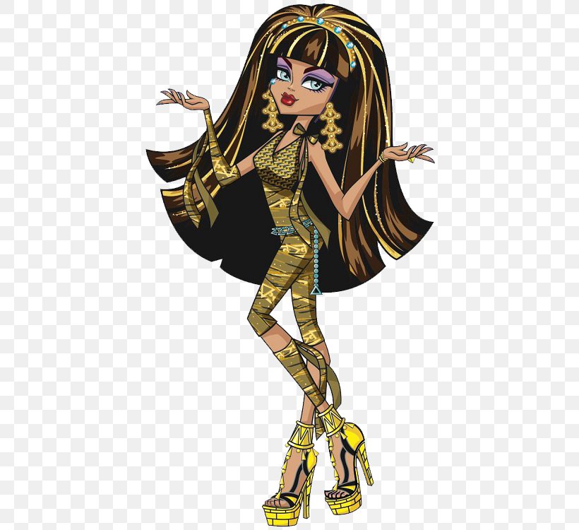 Cleo DeNile Frankie Stein Monster High Ghoul Lagoona Blue, PNG, 420x750px, Cleo Denile, Art, Barbie, Costume Design, Doll Download Free