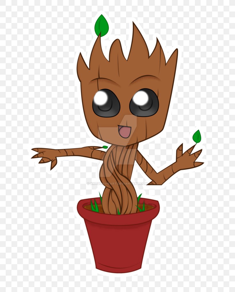 Baby Groot Art Drawing, PNG, 786x1017px, Watercolor, Cartoon, Flower, Frame, Heart Download Free