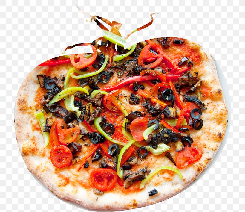 California-style Pizza Sicilian Pizza Sicilian Cuisine Pizza Cheese, PNG, 728x708px, Californiastyle Pizza, California Style Pizza, Cheese, Cuisine, Dish Download Free
