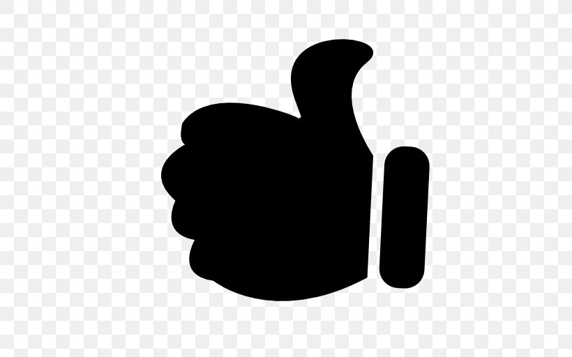 Symbol Thumb Signal, PNG, 512x512px, Symbol, Beak, Bird, Black, Black And White Download Free