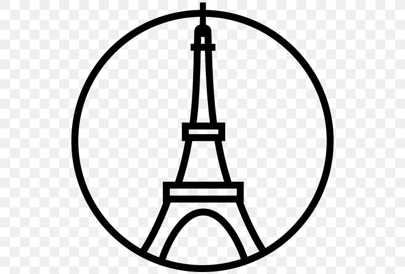 Eiffel Tower Monument, PNG, 544x555px, Eiffel Tower, Artwork, Black And White, Line Art, Monochrome Photography Download Free