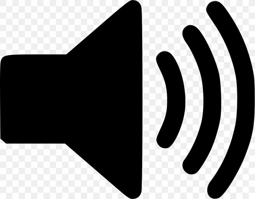 Loudspeaker Clip Art Speakerphone, PNG, 981x766px, Loudspeaker, Audio Signal, Black, Black And White, Finger Download Free