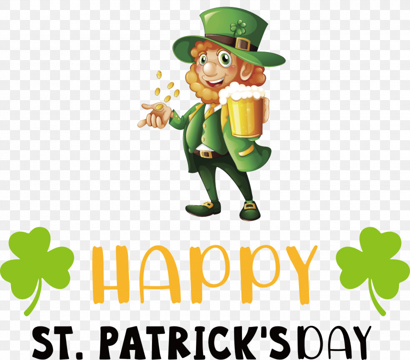 Saint Patrick Patricks Day, PNG, 3000x2633px, Saint Patrick, Cartoon, Coin, Irish People, Leprechaun Download Free