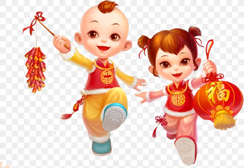 Chinese New Year Firecracker New Years Day, PNG, 3205x2213px, Chinese New Year, Art, Cartoon, Child, Chinese Paper Cutting Download Free
