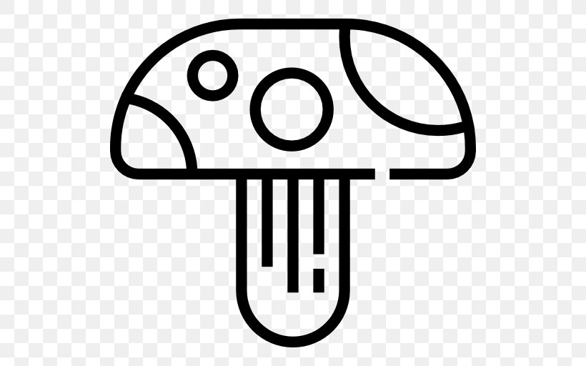 Food Mushroom Clip Art, PNG, 512x512px, Food, Amanita Muscaria, Area, Black And White, Fungus Download Free
