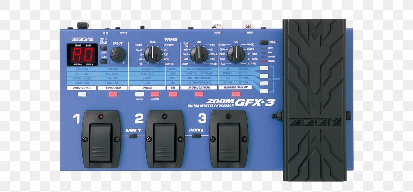 Effects Processors & Pedals Zoom Gfx3 Zoom Corporation Electronics Sound, PNG, 1500x699px, Effects Processors Pedals, Audiofanzine, Circuit Component, Effet Audio, Electric Guitar Download Free
