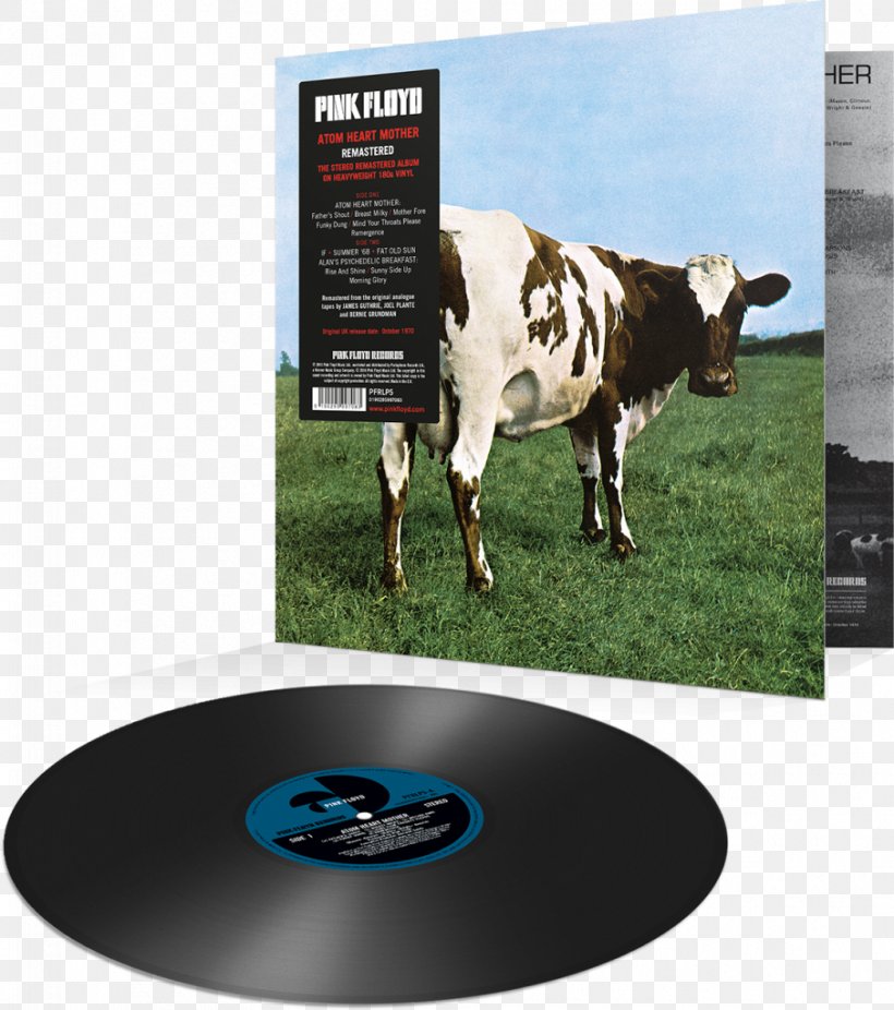 Pink Floyd Atom Heart Mother Phonograph Record Album Obscured By Clouds, PNG, 906x1024px, Pink Floyd, Advertising, Album, Atom Heart Mother, Brand Download Free