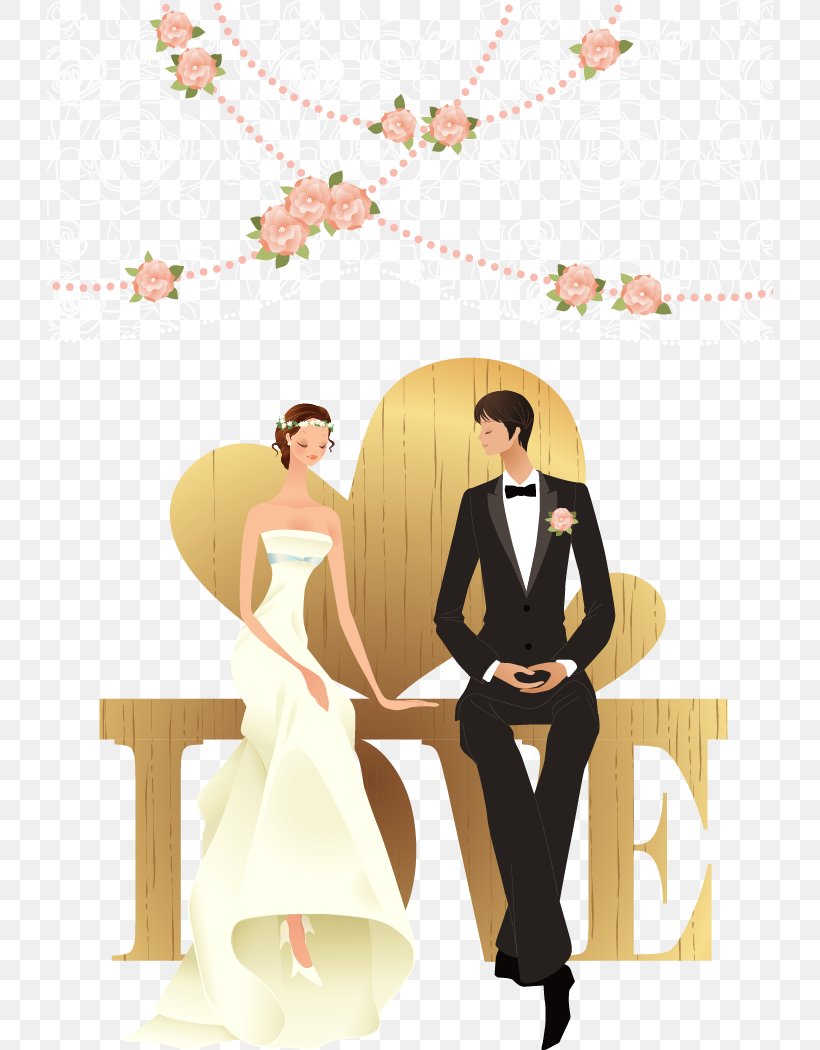 Wedding Marriage Wallpaper, PNG, 726x1050px, Watercolor, Cartoon, Flower, Frame, Heart Download Free