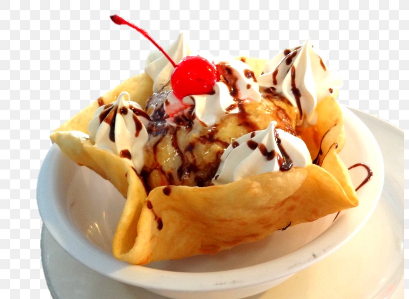 Fried Ice Cream Mexican Cuisine Taco, PNG, 800x600px, Fried Ice Cream, Breakfast, Burrito, Chimichanga, Cream Download Free
