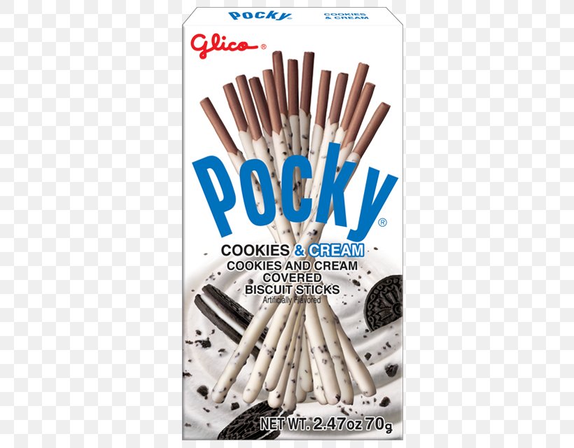 Pocky Cookies And Cream Chocolate Chip Cookie Biscuits, PNG, 640x640px, Pocky, Biscuit, Biscuits, Butter Cookie, Chocolate Download Free