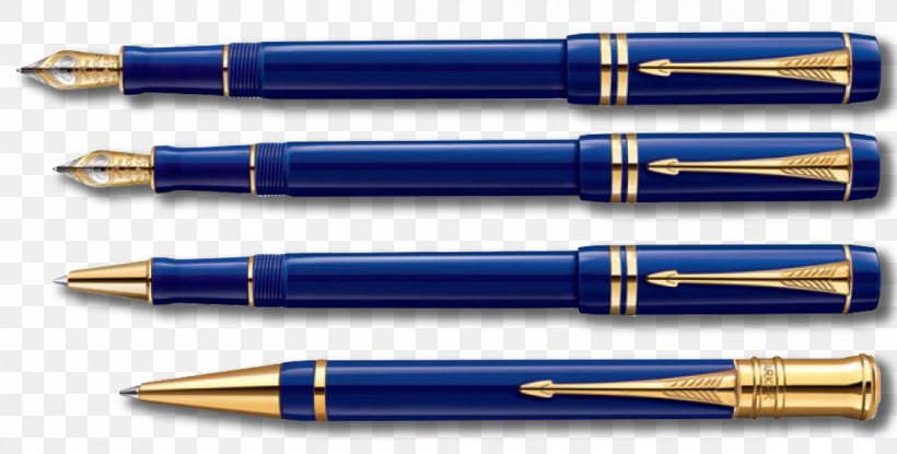 Ballpoint Pen Parker Duofold Fountain Pen Parker Pen Company Lapis Lazuli, PNG, 1200x608px, Ballpoint Pen, Ball Pen, Blue, Cobalt Blue, Fountain Pen Download Free