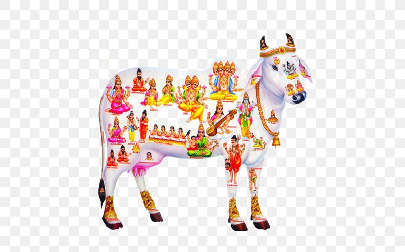 Cattle In Religion And Mythology Kamadhenu Hinduism Hindu Mythology, PNG, 512x512px, Cattle In Religion And Mythology, Amusement Park, Android, Animal Figure, Brahma Download Free