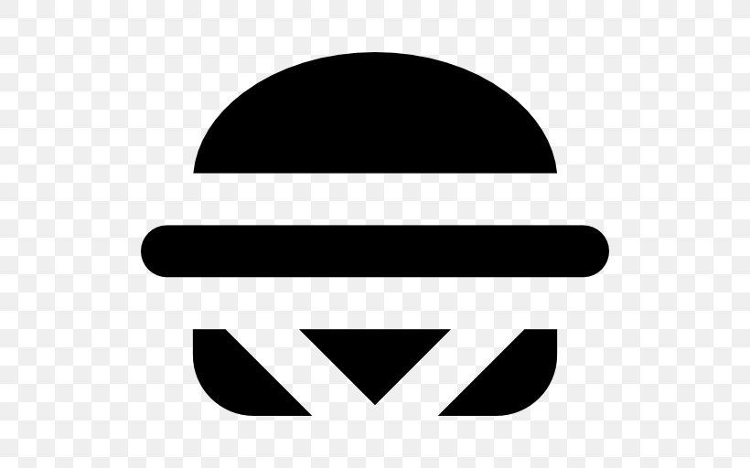 Hamburger Fast Food Cheeseburger Junk Food Burrito, PNG, 512x512px, Hamburger, Black, Black And White, Brand, Bread Download Free