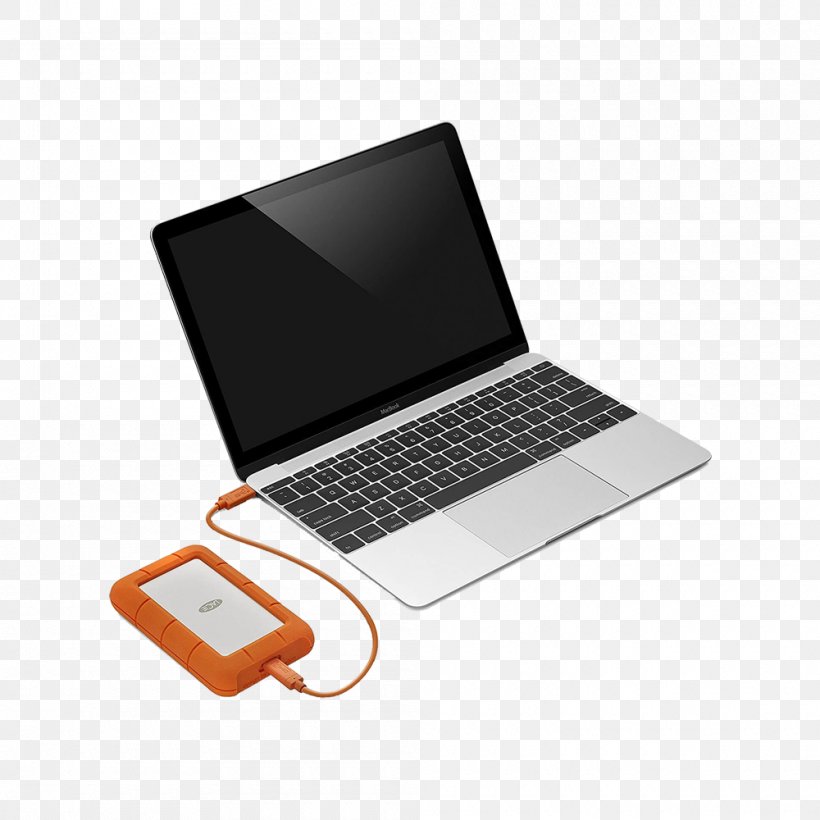Laptop LaCie Rugged USB-C External Hard Drive USB 3.1 Gen1 1.00 2 Years Warranty Hard Drives, PNG, 1000x1000px, Laptop, Electronic Device, Electronics Accessory, Hard Drives, Lacie Download Free