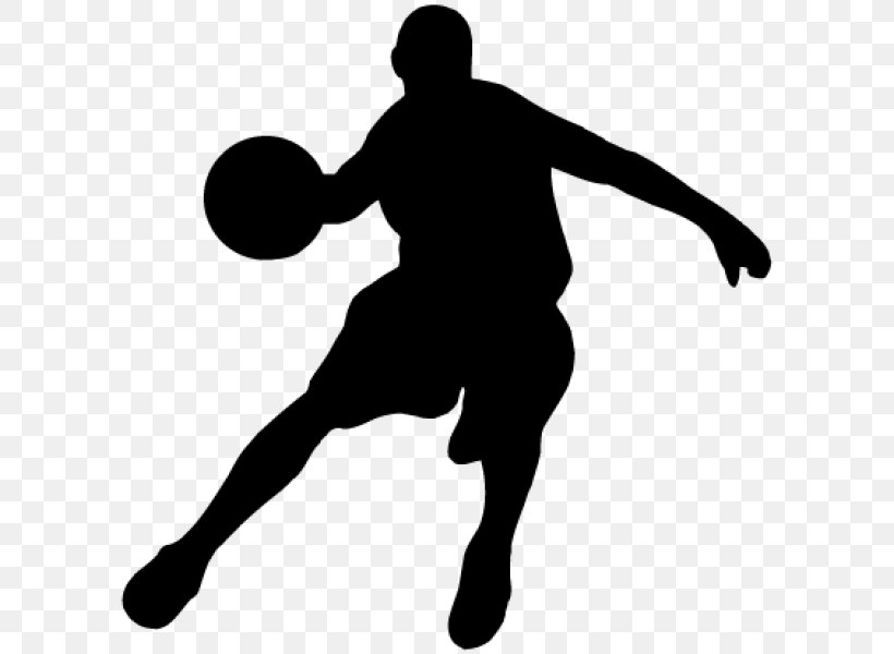Basketball Player Sport Athlete Clip Art, PNG, 600x600px, Basketball, Athlete, Basketball Court, Basketball Player, Black Download Free
