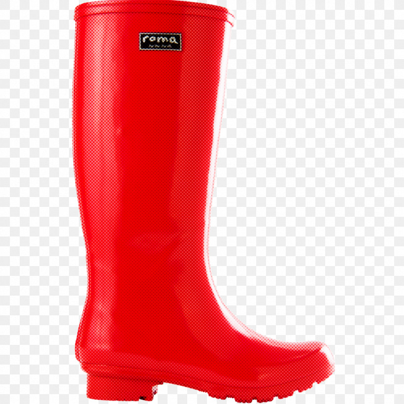 Footwear Rain Boot Red Shoe Boot, PNG, 1024x1024px, Footwear, Boot, Rain Boot, Red, Riding Boot Download Free