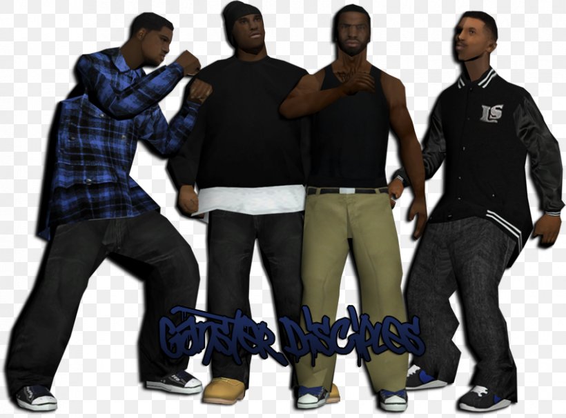 Grand Theft Auto: San Andreas Gangster Disciples San Andreas Multiplayer Black Disciples, PNG, 850x629px, Grand Theft Auto San Andreas, African American, Black Disciples, Crips, Game Download Free
