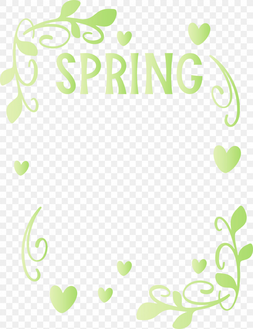 Green Text Font Plant, PNG, 2310x3000px, Hello Spring, Green, Paint, Plant, Spring Download Free