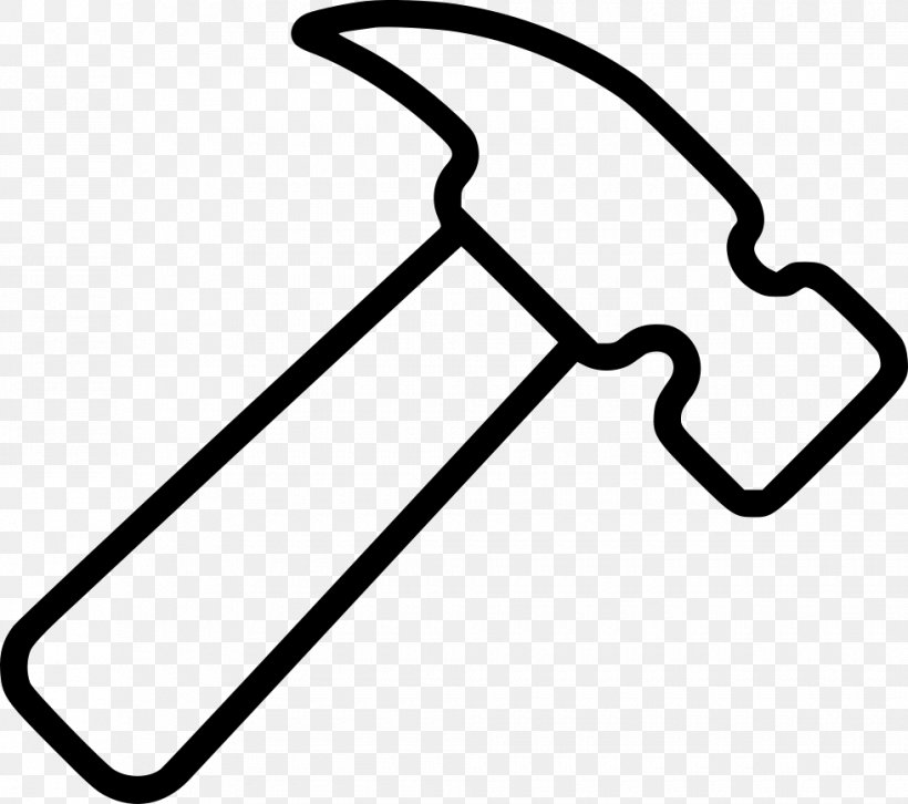 Hammer Clip Art Image Computer Font, PNG, 980x868px, Hammer, Area, Black And White, Computer Font, Font Family Download Free