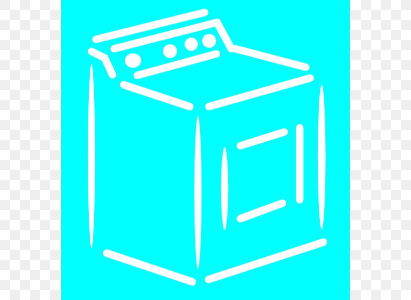 Washing Machines Laundry Clip Art, PNG, 576x600px, Washing Machines, Aqua, Area, Blue, Brand Download Free