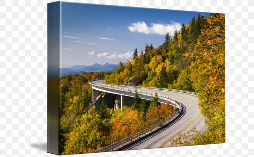 Blue Ridge Parkway Linn Cove Viaduct Grandfather Mountain Western North Carolina Hotel, PNG, 650x506px, Blue Ridge Parkway, Blue Ridge Mountains, Grandfather Mountain, Highway, Hill Station Download Free