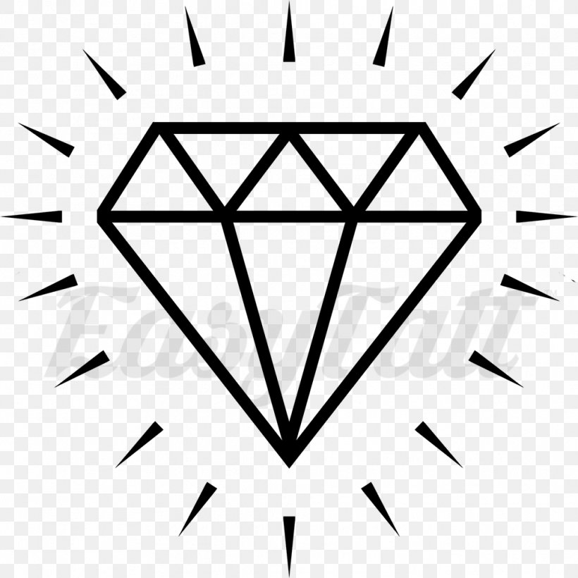 Diamond Royalty-free Stock Photography, PNG, 1014x1014px, Diamond, Area, Black, Black And White, Brilliant Download Free