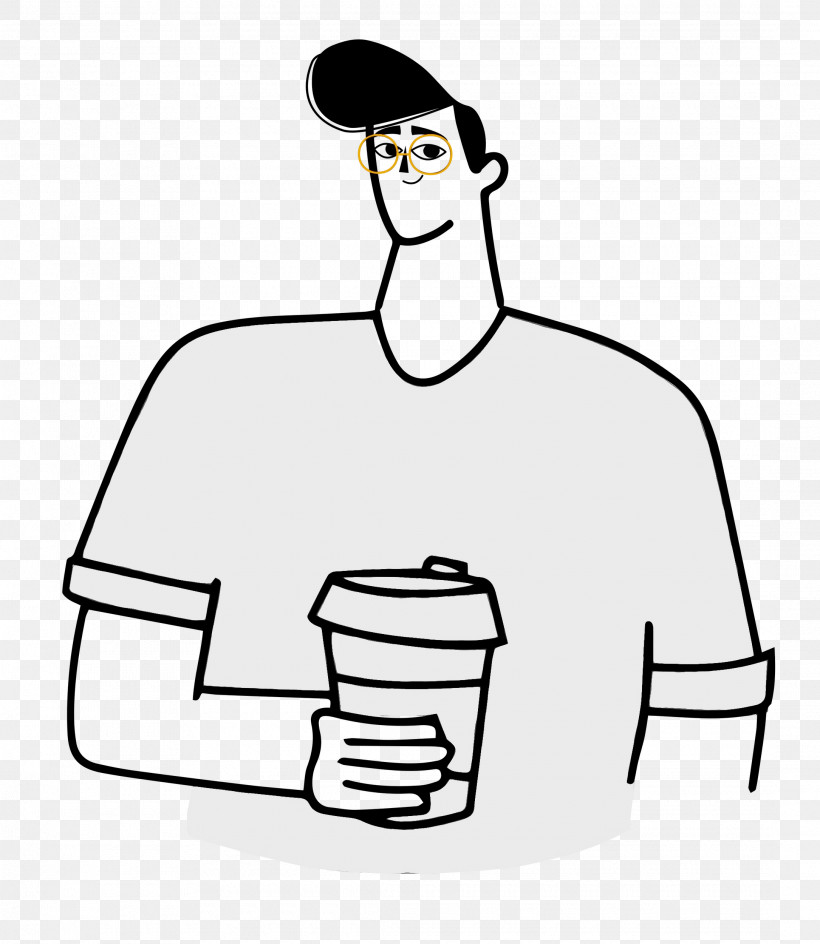 Line Art Line Human Head Cover Art Hat, PNG, 2170x2500px, Holding Coffee, Cover Art, Hat, Human Body, Human Head Download Free