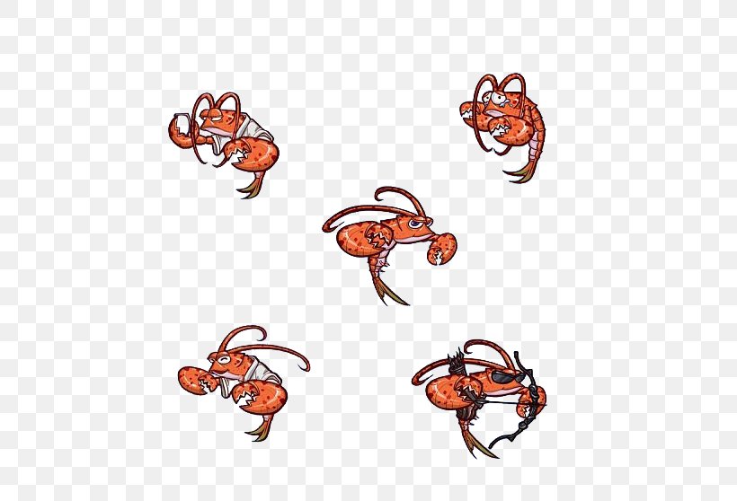 Seafood Lobster Shrimp Palinurus Elephas, PNG, 595x558px, Seafood, Cartoon, Lobster, Orange, Palinurus Elephas Download Free